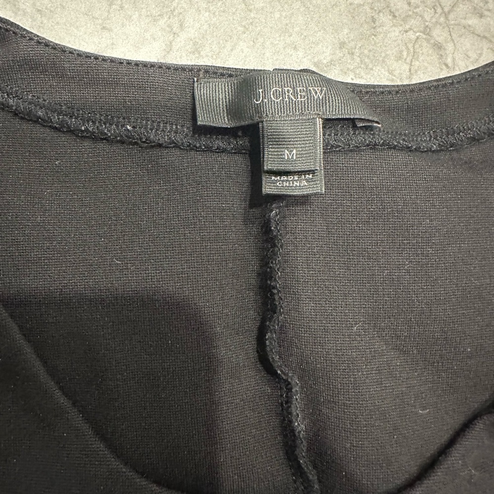 J. Crew Black Sleeveless Blouse - Picture 2 of 3